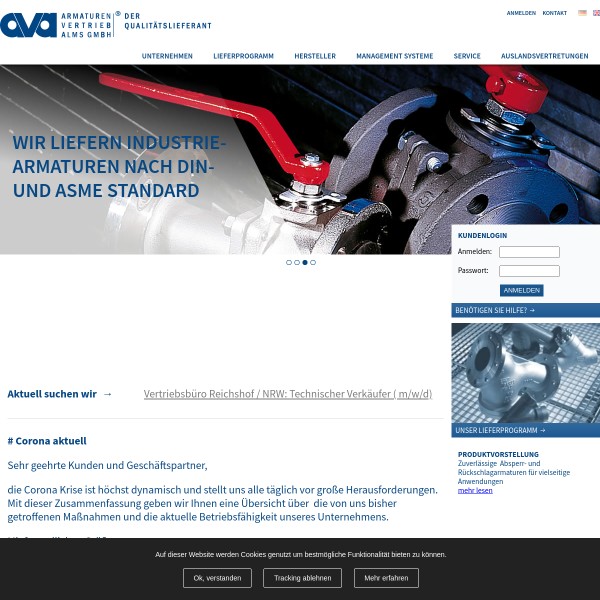 Armaturen Vertrieb Alms GmbH 40880 Ratingen
