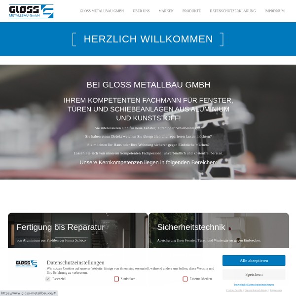 Gloss Metallbau GmbH 50129 Bergheim