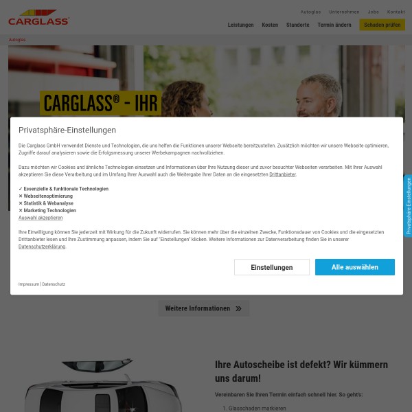 Carglass GmbH Autoglaserei 58089 Hagen
