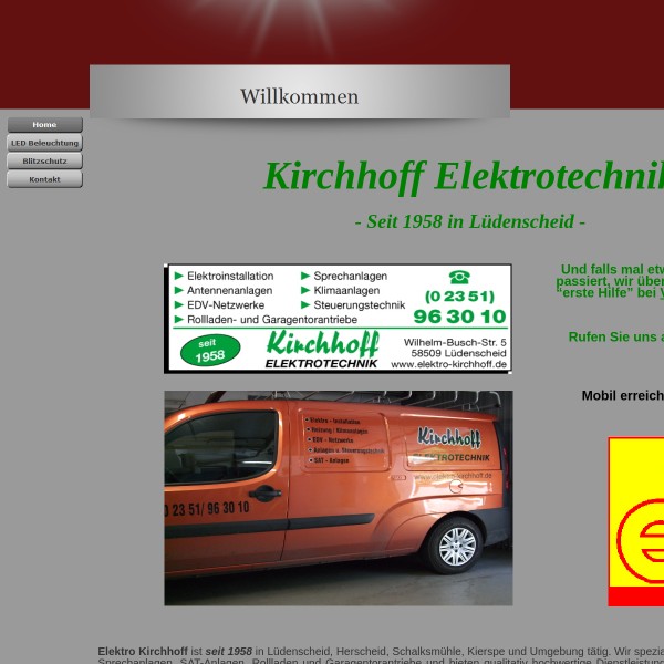 Kirchhoff Elektrotechnik 58509 Lüdenscheid