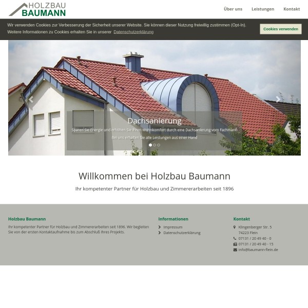 Holzbau Baumann GbR 74072 Heilbronn