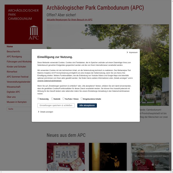 APC - Archaologischer Park Cambodunum 87437 Kempten