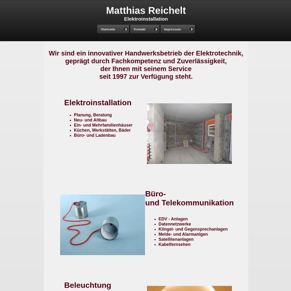 Matthias Reichelt Elektroinstallation 10961 Berlin