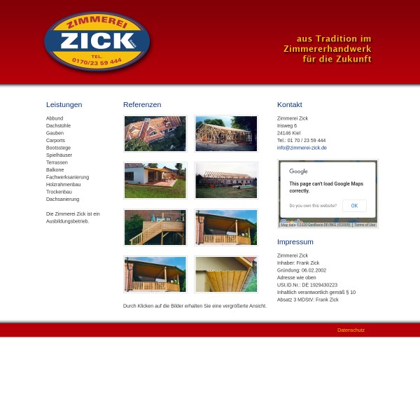 Zimmerei Zick GmbH 24146 Kiel