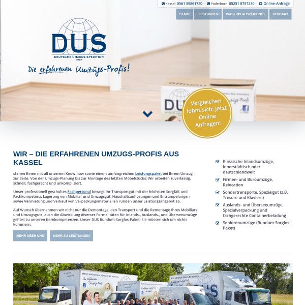 DUS Deutsche Umzugsspedition GmbH 33100 Paderborn