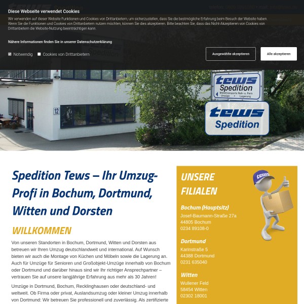 tews Spedition GmbH & Co. 46282 Dorsten