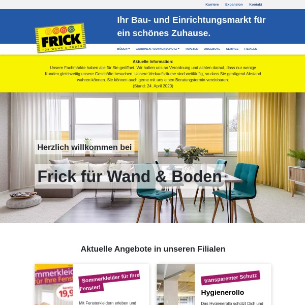 Frick Teppichboden Supermärkte GmbH 55130 Mainz