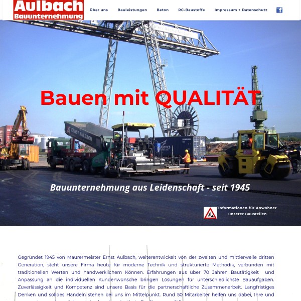 Aulbach Ernst Bau-GmbH 63741 Aschaffenburg