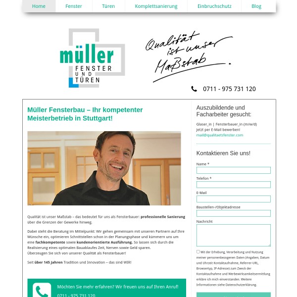 Müller Fensterbau GmbH 70372 Stuttgart