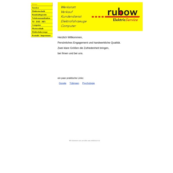 Rubow Service GmbH 72076 Tübingen