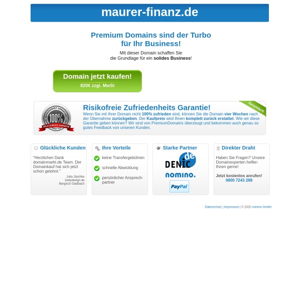 Maurer Finanz- und Vermögensberatung GmbH 78467 Konstanz