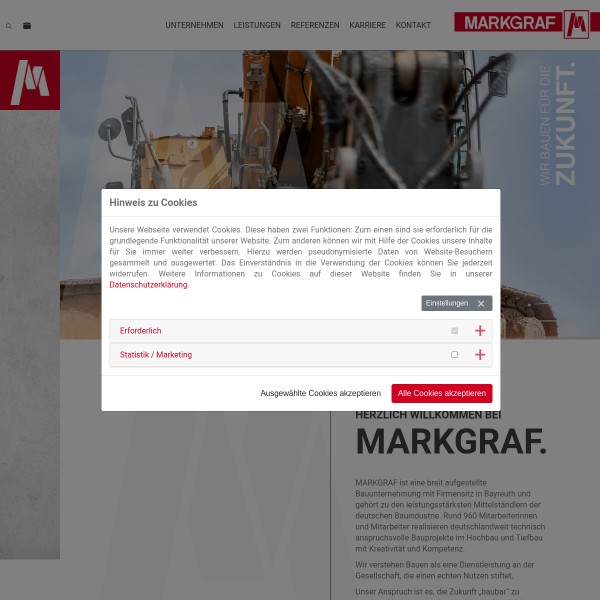 Markgraf GmbH Bauunternehmung 95448 Bayreuth